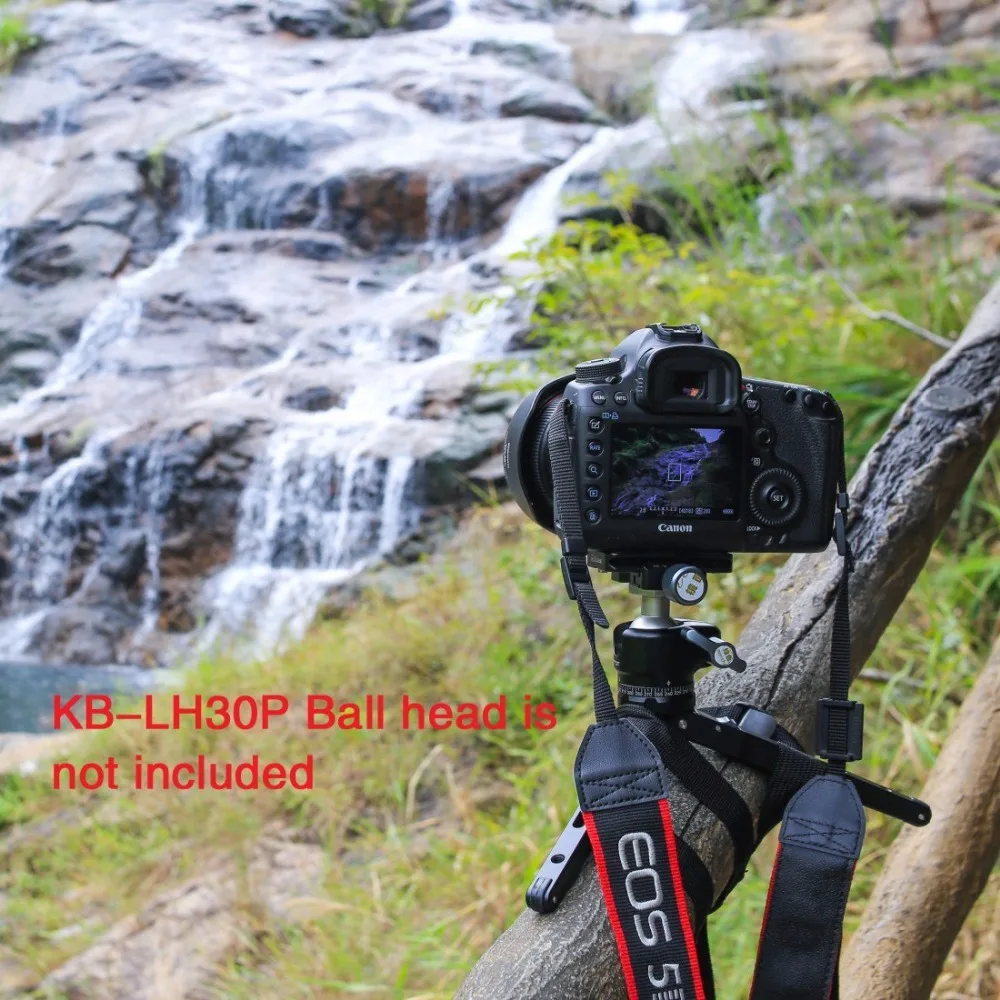 

KAKAFOTO KT-A02 Height Adjustable Table Desktop Mini Foldable Portable Compact Travel Aluminum Tripod For Canon Nikon DSLR Sony