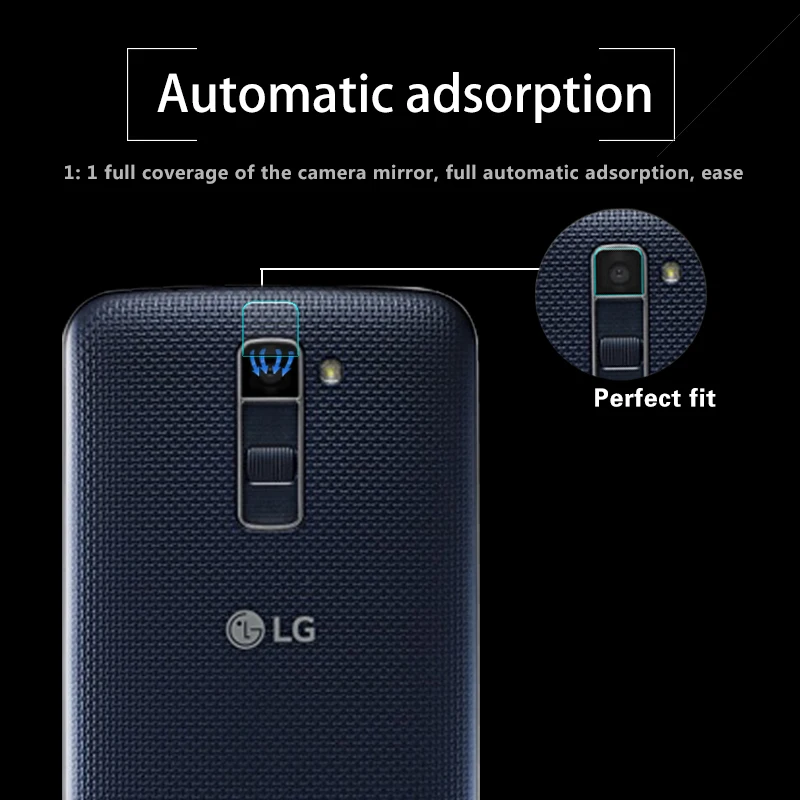 Защитная пленка для задней камеры из закаленного стекла LG K10 5 3 &quot9H Hard 2.5D Rear Camera Lens