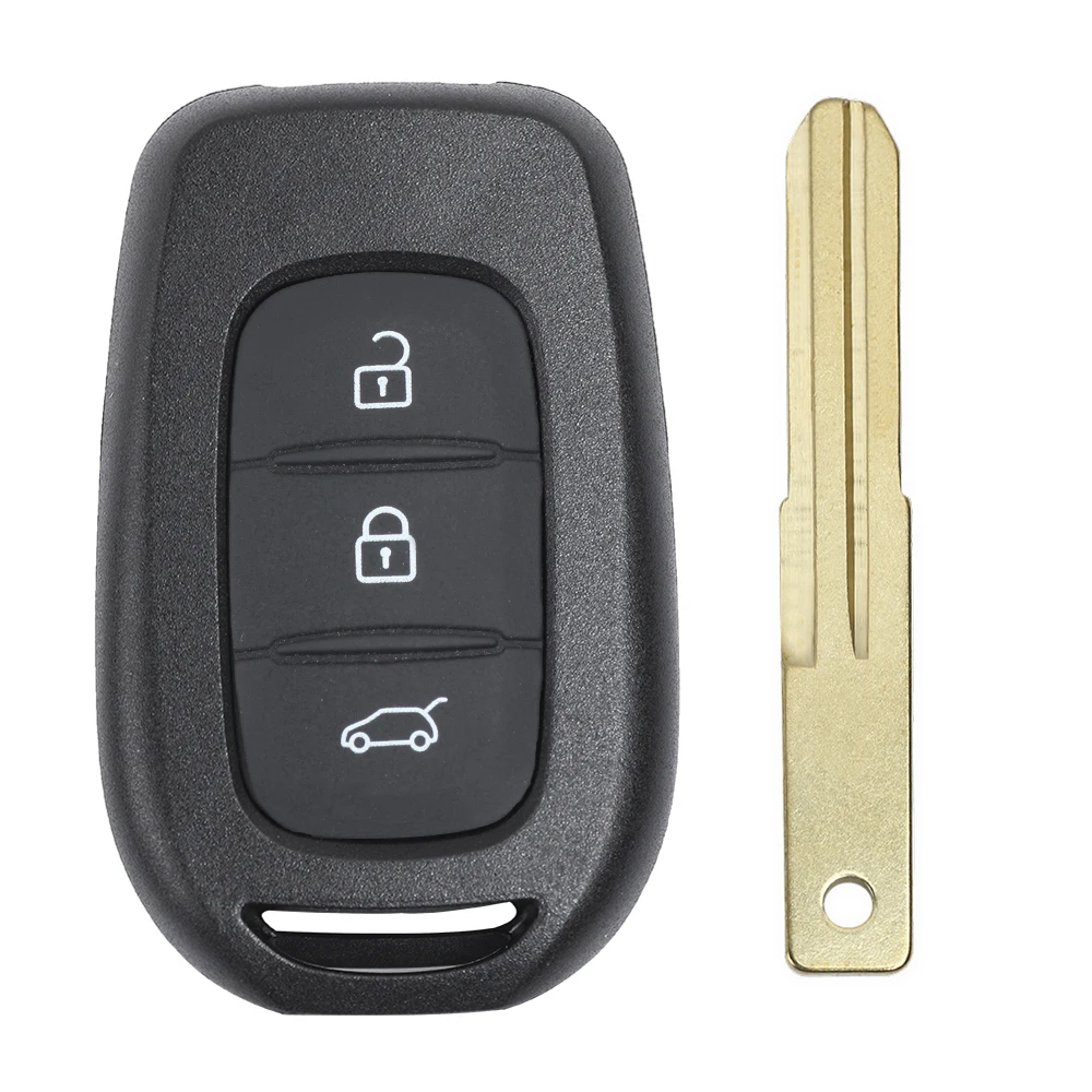 Запасной чехол KEYECU для дистанционного ключа с 3 кнопками Renault Duster Trafic Clio4 Master3 Logan