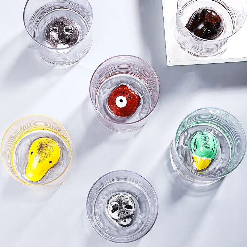 Новая серия друзей 3D стереоскопическое животное голова питомца хрустальный