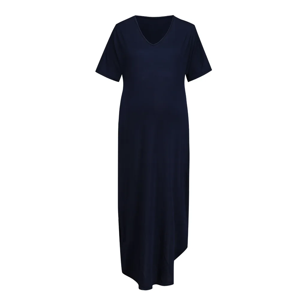 Женское платье для беременных однотонное с коротким рукавом 2019|Платья| |