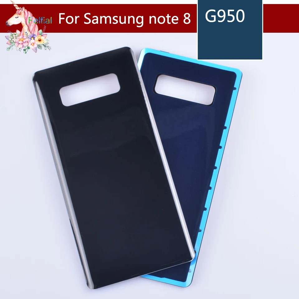 10 шт./лот для Samsung Galaxy Note8 Note 8 N950 корпус батарейного отсека задняя крышка корпуса