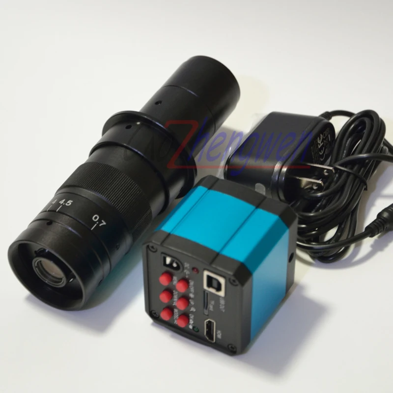 

FYSCOPE HD 14MP HDMI 720P USB Digital Industry Video Microscope Camera Set TF Card Video Recorder + 180X C-MOUNT Zoom Lens