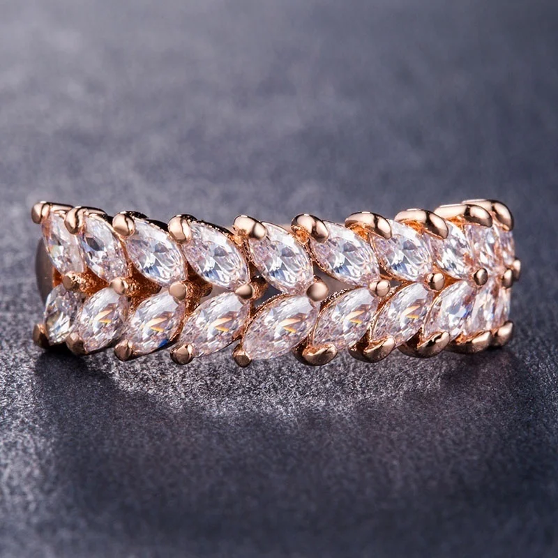 Exquisite Wheat Ring Aesthetic Temperament Women Fashion Europe and The United States Jewelry | Украшения и аксессуары