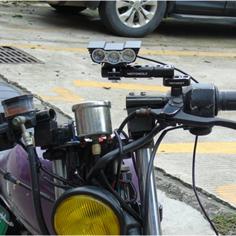 Мотоциклетные фары led moto 12V 60W вспомогательные рабочие огни 6000k прожекторы
