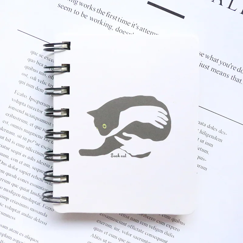Записная книжка EZONE Coli для Studnts Notes Planner Agenda Kawaii фрукты/Кролик Фламинго напечатанный спиральный блокнот дневник путешественника поставка - Цвет: 8