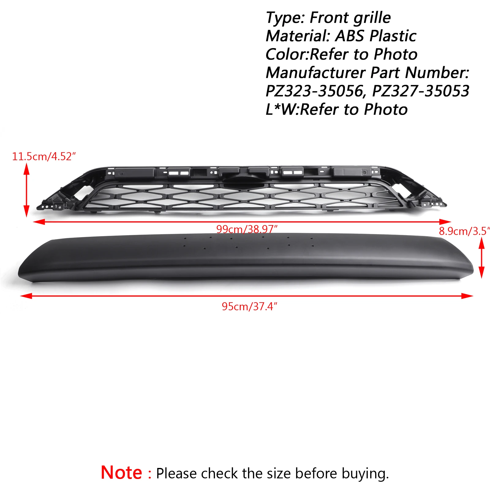 Areyourshop новый передний бампер 2 шт сменная решетка радиатора для 4runner ТРД PRO 2014-2019