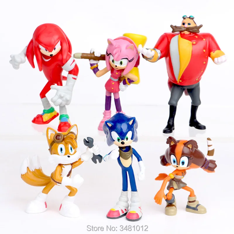 Sonic World Adventure Metal Sonic Werehog хвосты ПВХ Фигурки Shadow Knuckles X аниме кукольная Статуэтка для детей набор игрушек