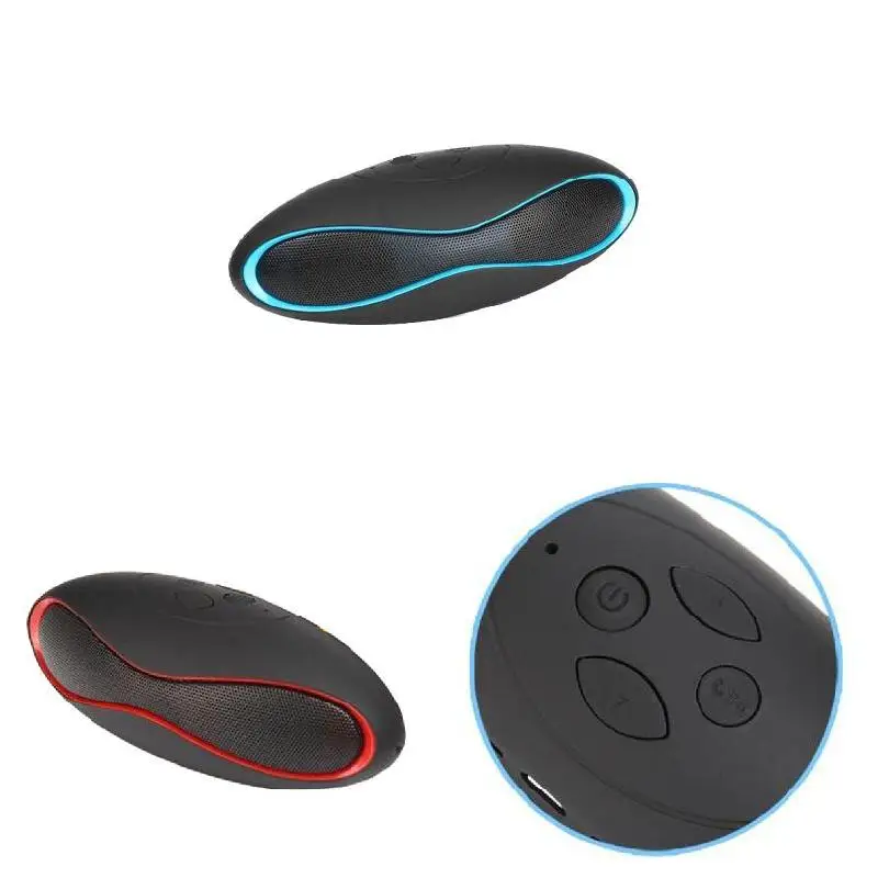 Портативные беспроводные маленькие светодиодные bluetooth колонки мини музыкальный