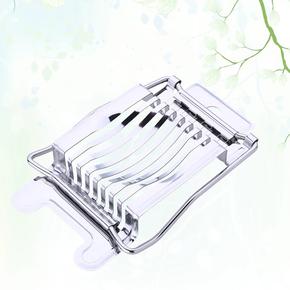 Durable Stainless Steel Egg Slicer with Cutting Wires Multifunctional Boiled Soft Food | Дом и сад
