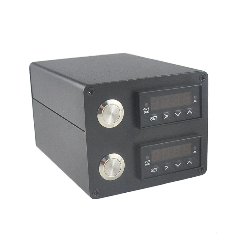 Fancier Rosin Press 3x5 plates Double hole enail heating Aluminium plate temperature controller box rod for rosin press |