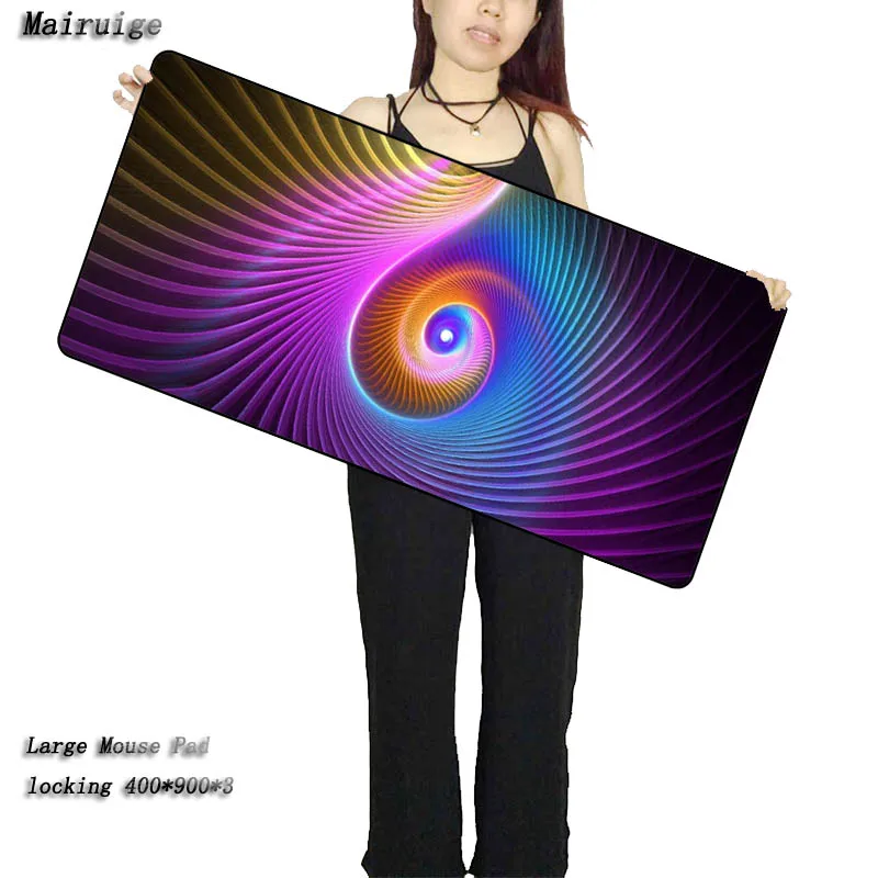 

Mairuige Color Texture Large Locking Edge Mouse Pad Decor Desk Table Cushion XL Mouse Pad Rubber Game For CSGO DOTA LOL