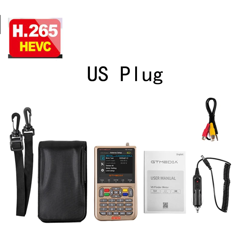 Gtmedia V8 Finder Hd Dvb-S2 цифровой спутниковый искатель высокой четкости спутниковый искатель Dvb S2 спутниковый измеритель Satfinder 1080P(штепсельная вилка США