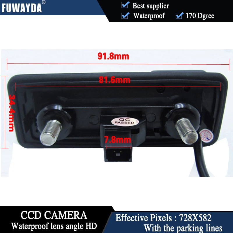 Автомобильная камера заднего вида FUWAYDA беспроводная HD ccd для Skoda Roomster Fabia Octavia Yeti
