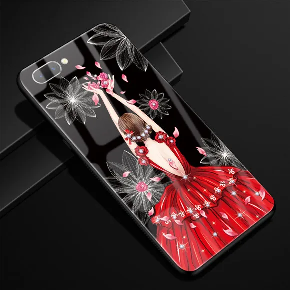 23 Для Oppo A3S чехол OPPOA3S стеклянный жесткий чехол для телефона для Oppo A3S AX5 A 3 S/Oppo A5 чехол AX5S чехол OPPOA5 закаленное крутое 6,2 - Цвет: 23