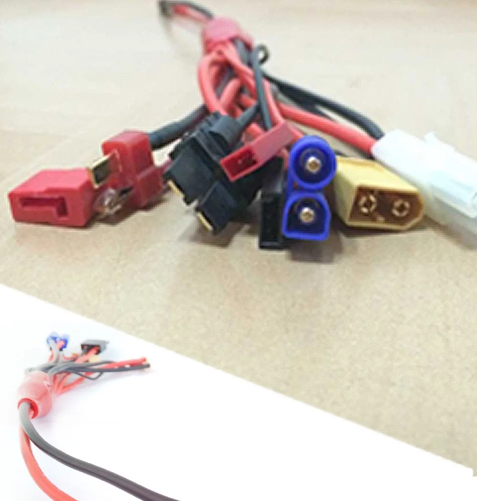 1 шт. 8 в Многофункциональный Lipo шнур для зарядки батареи EC3 T JST Tamiya RC JR заглушка futuba