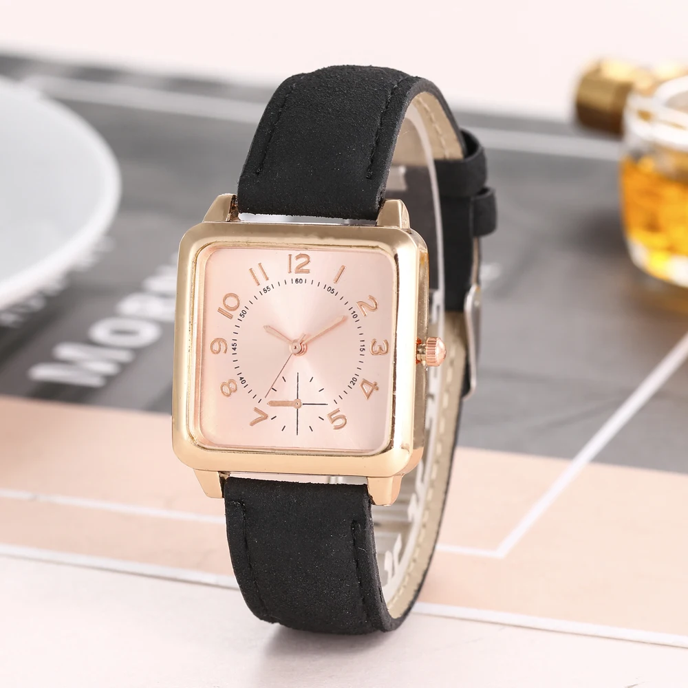 Женские кварцевые часы с квадратным циферблатом loggi Band роскошные Relogio Feminino Reloj