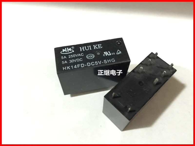 

Реле HK14FD-DC5V-SHG 2 открытые 2 закрытые 5A