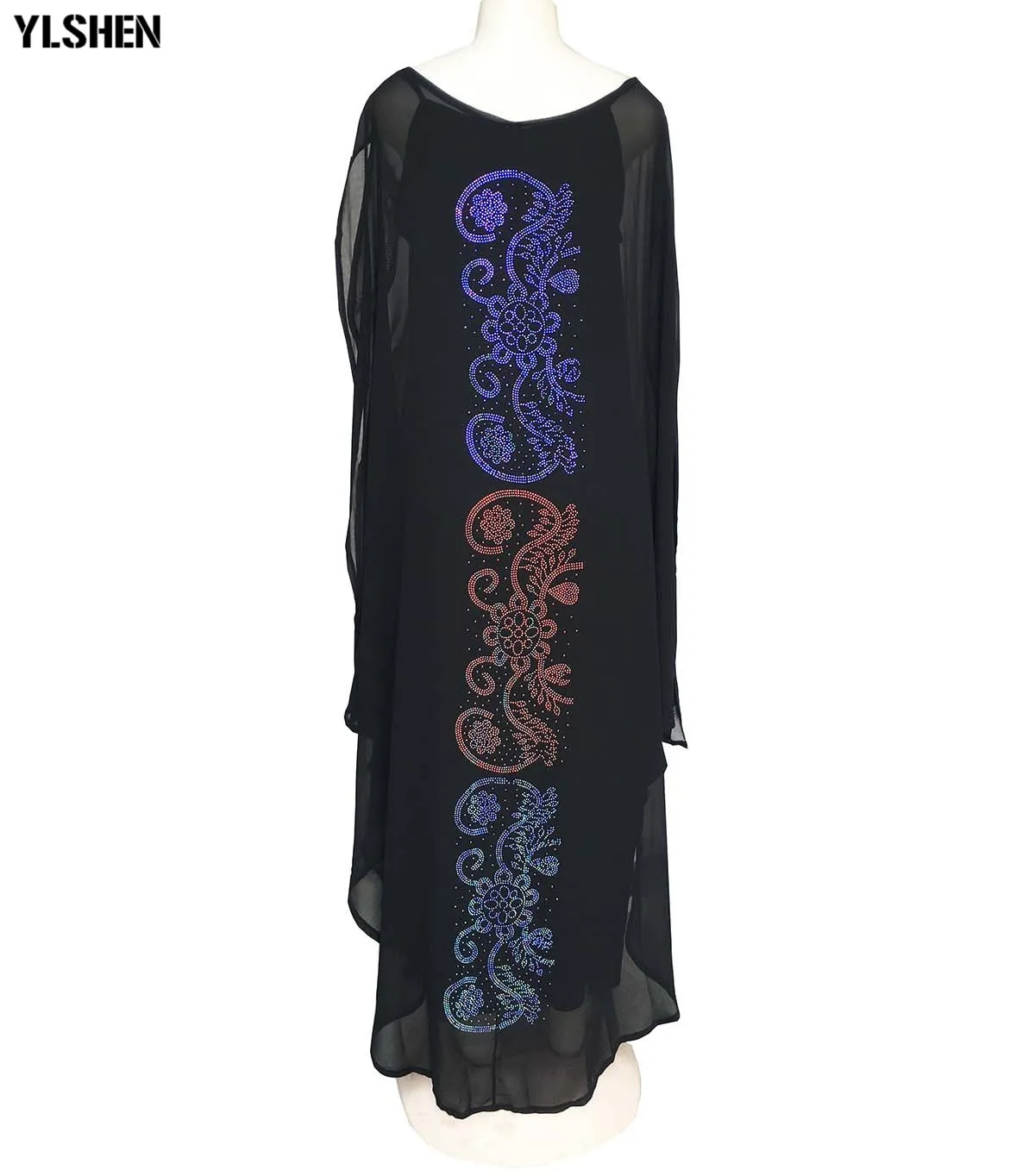 Африканские платья для женщин Дашики африканская одежда с бриллиантами