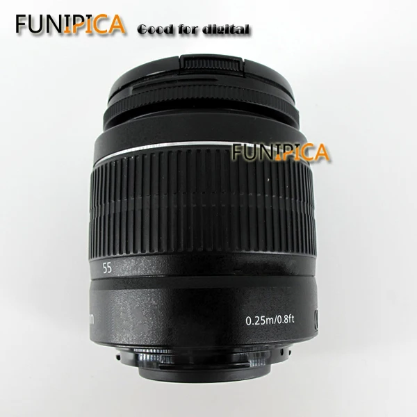 Оригинальный объектив для Canon EF S 18 55 мм 1:3. 5 6 IS II ii зум есть стабилизатор