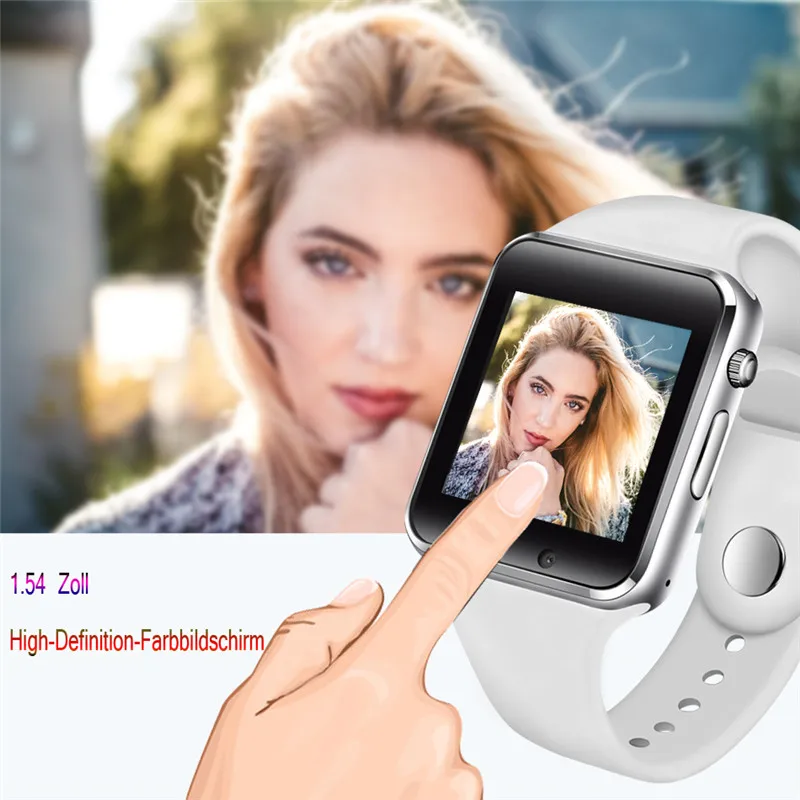 LIGE Смарт часы для женщин SIM TF Push Message камера Bluetooth подключение Android телефон Спорт