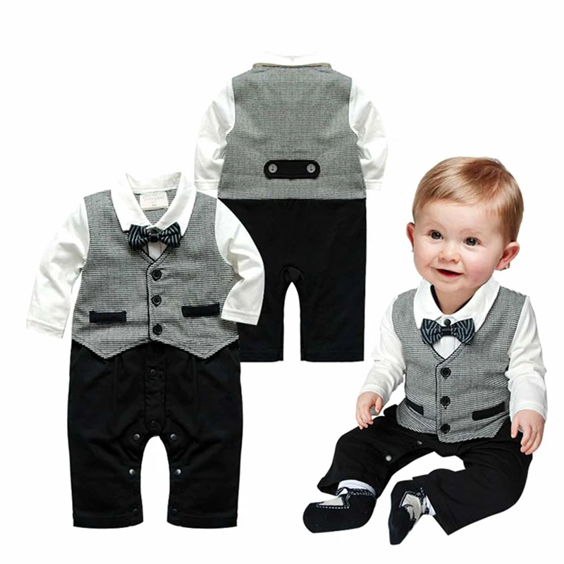 2017 прямые продажи Детские Комбинезоны Одежда для новорожденных принц