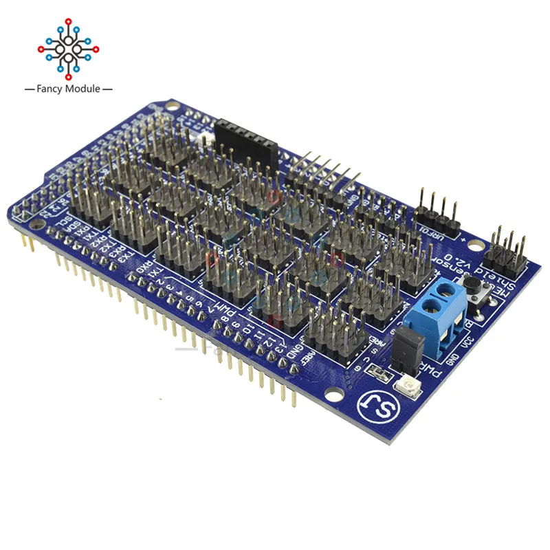 Защитный модуль датчика V2.0 V2 для Arduino Mega ATMEGA 2560 R3 1280 ATmega8U2 ATMEL AVR|shield v2|shield for arduinoshield