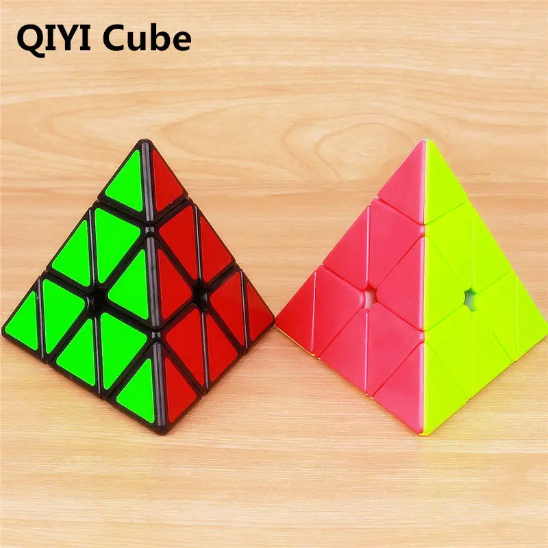 Qiyi megaminxeds Магическая скорость qiyi cube stickerless pyramidcube профессиональная головоломка