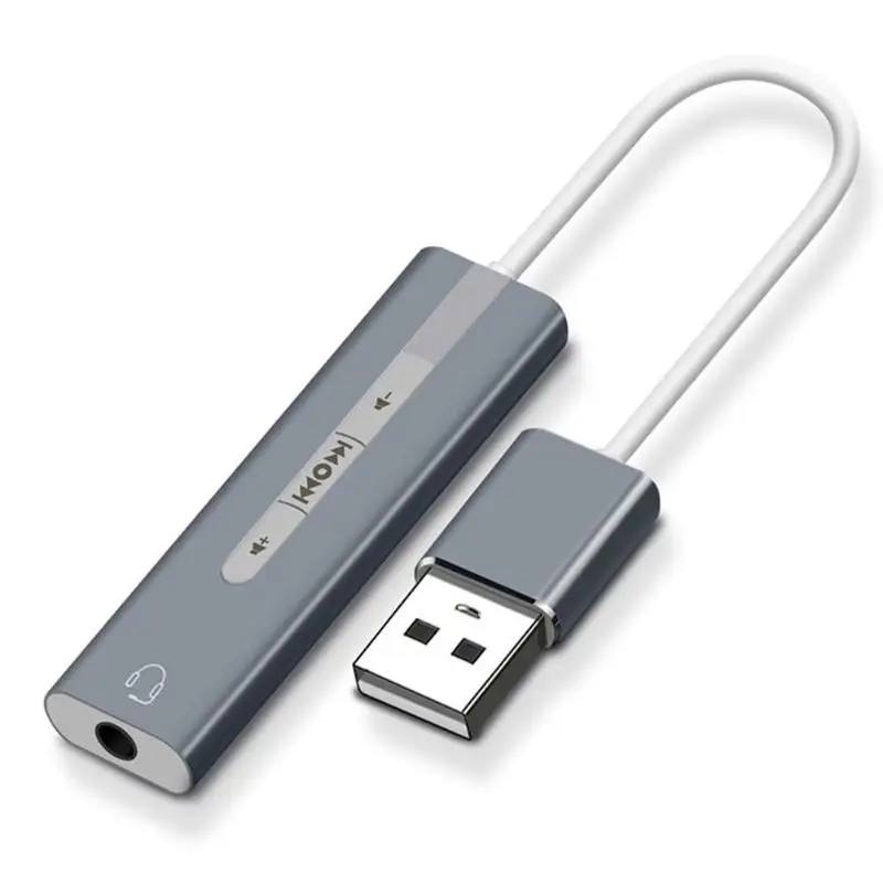 2 в 1 внешняя звуковая карта USB на 3,5 мм разъем 7,1 канал 3D Аудио гарнитура микрофон адаптер для компьютерных игр аксессуары