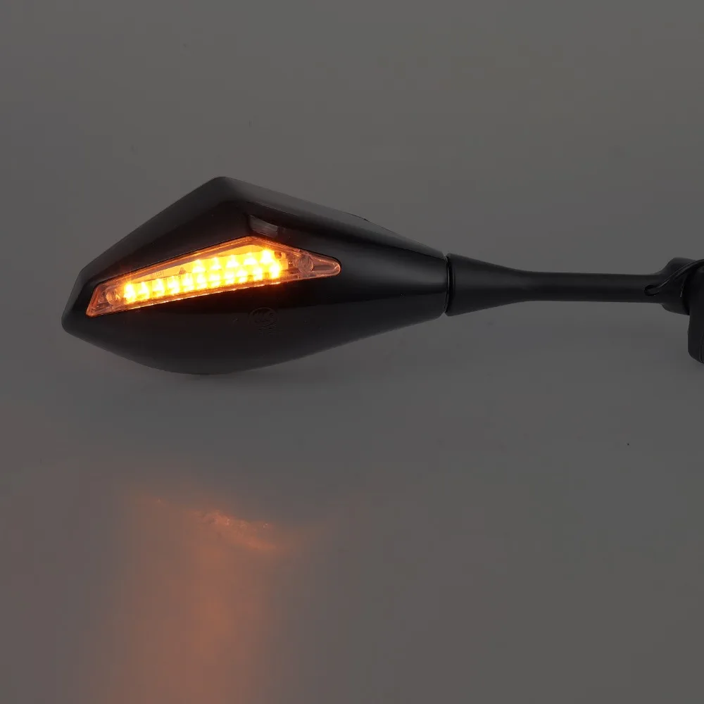 

Justech 100% Brand New Left & Right LED Turn Signal Mirrors C12V Input LED Power 1.5W Grade A Quality Side Mirrors For Honda