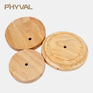 Деревянная настольная основа E27 из дуба, простая настосветильник лампа в скандинавском стиле, основа для винтажных светильник льников Эдисона сделай сам