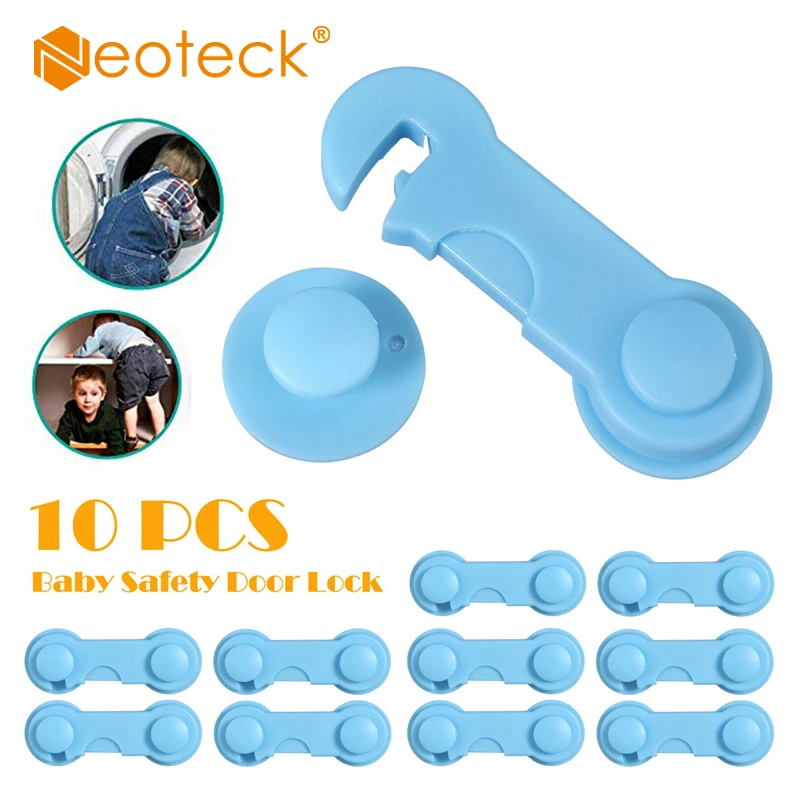 Neoteck 10 шт пластиковый клей замок защелка для детей Детская безопасность дверь