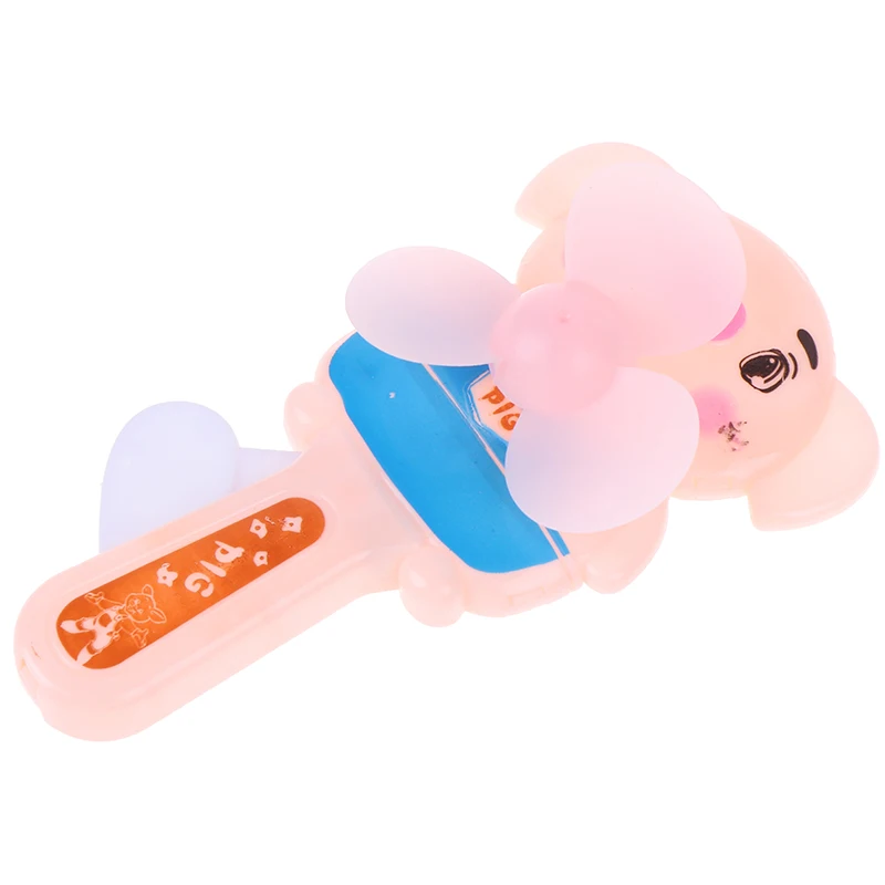 Лидер продаж 1 шт. милый портативный мини вентилятор для ручного прессования