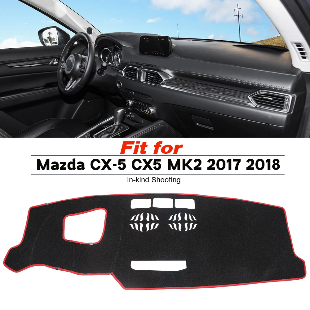 Для Mazda CX5,- автомобиль Избегайте свет Pad приборной панели Крышка для интерьера, с мелкими полосками доска инструмент платформа Противоскользящий коврик для подушки
