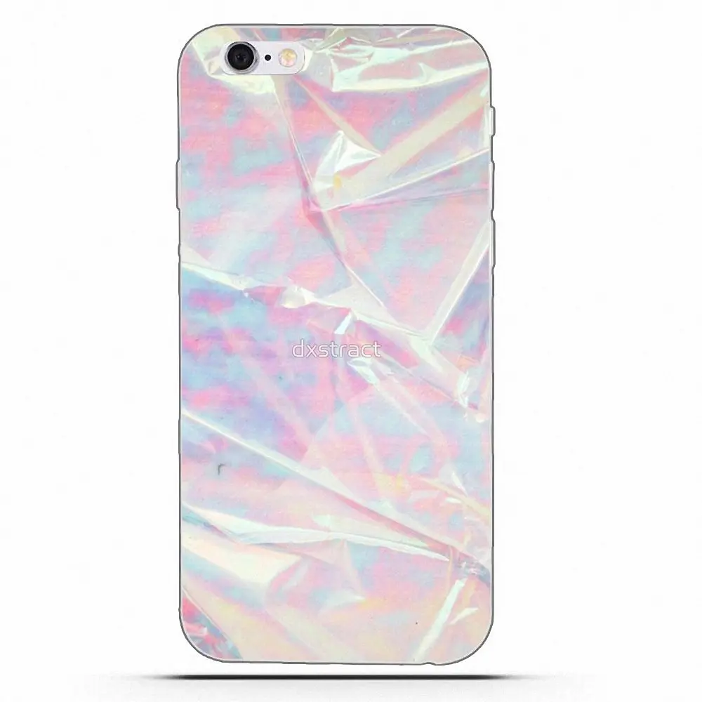 Мягкий чехол Wexoeq из тпу для Apple iPhone 4 4S 5 5C 5S SE 6 6S 7 8 Plus X Pastel металлический