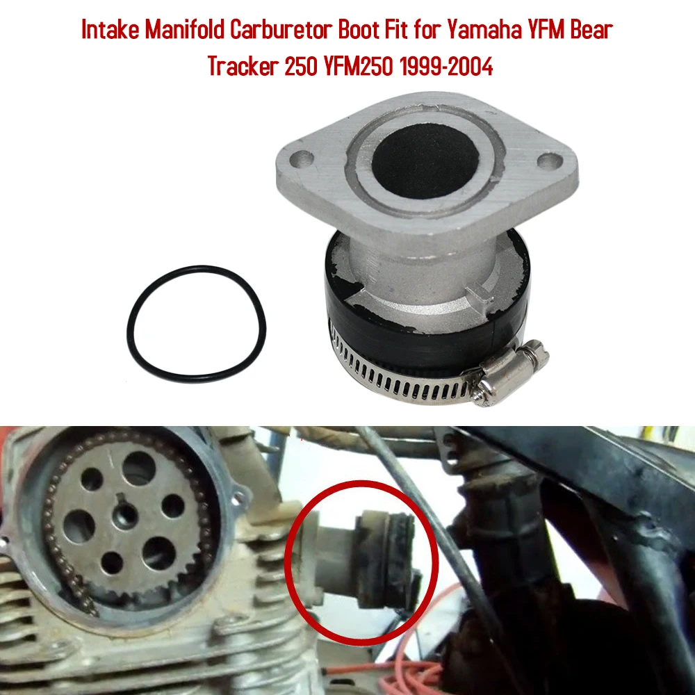 Карбюратор впускного коллектора подходит для Yamaha YFM Bear Tracker 250 YFM250 1999 2004|Впускной