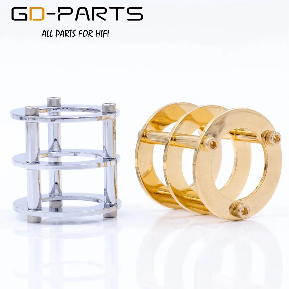 GD PARTS позолоченная латунная вакуумная трубка Защитная крышка для ECC83 6922 5687 HIFI