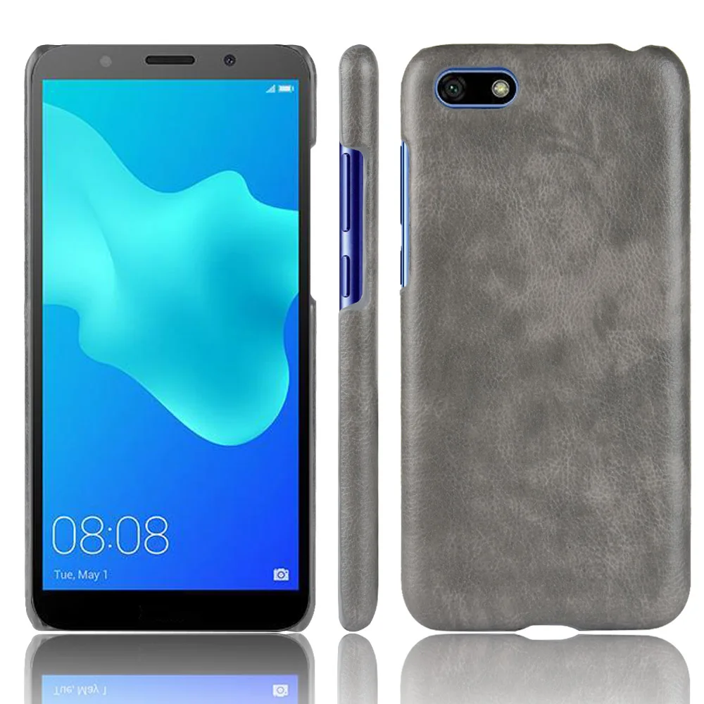 Luxury Litchi Skin Retro Leather Case for Huawei Y5 2018 Cover Shockproof Shell For Honor Prime Back Phone Cases Fundas |