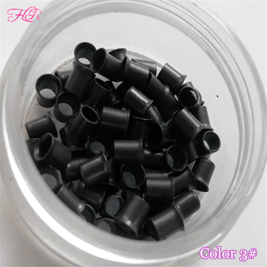 Flared Copper Micro Ring Hot Sale Easilocks Tube 3.2x2.8x4.0mm 10000pcs/lot Copper Micro Tube Beads Links For I tip Hair