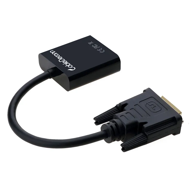 Активный DVI-D 24 + 1 папа к VGA 15 pin HDTV Женский монитор USB адаптер Соединительный кабель