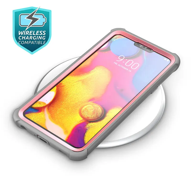 Для LG V40 Чехол i-Blason Ares полный корпус прочный прозрачный бампер крышка со встроенной защитной пленкой для LG V40 ThinQ( выпуска