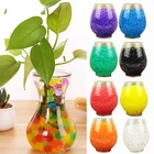 Разноцветные гидрогелевые шарики для ваз, аквагрунт для цветов, украшение интерьера, 10 упаковок, 1000 штук.