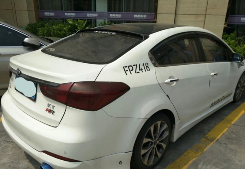 Используется для Kia cerato K3 спойлер 2013-2017 на крыше высокого качества ABS Материал
