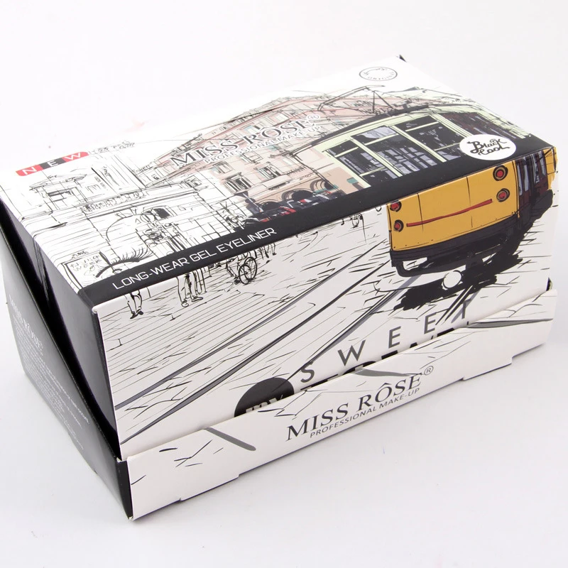 Водостойкий карандаш для глаз Профессиональный гель макияжа MISS ROSE наклейки