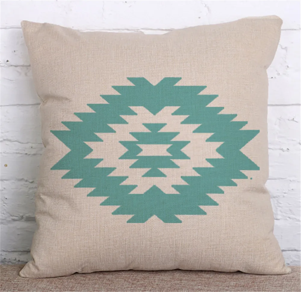 Декоративная наволочка для подушки Чехол с буквами животных квадратной формы