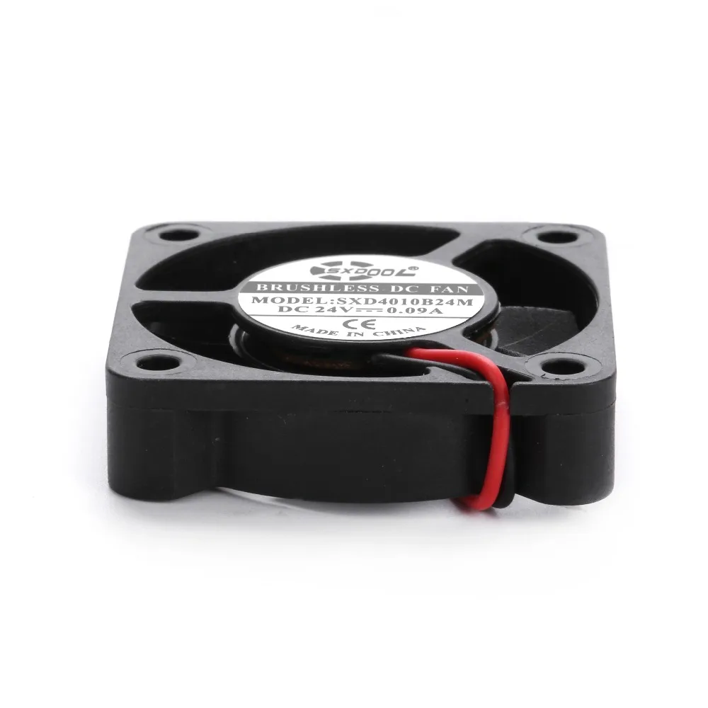 4010 24 v sxdool SXD4010B24M = AD0424UB-G70 DC 24 V 0.09a 010 40*40*10mm 2 провода 6800 RPM двойной шарикоподшипник Вентилятор охлаждения