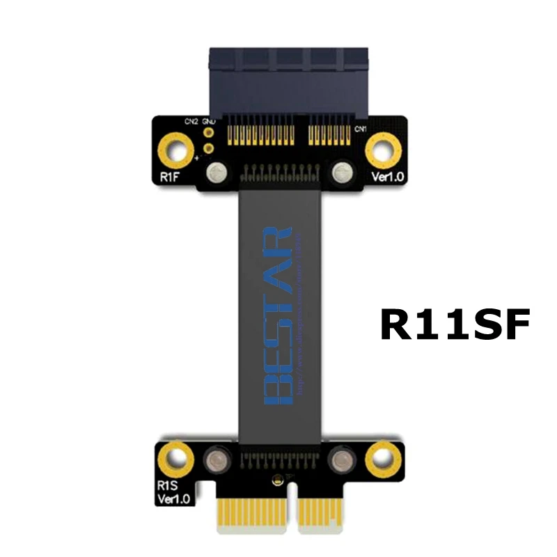 Riser PCIe 3 0x1 для PCI E x1 Express 1x Gen3 8G/bps M/F графическая WLAN карта Wi Fi|Компьютерные кабели и