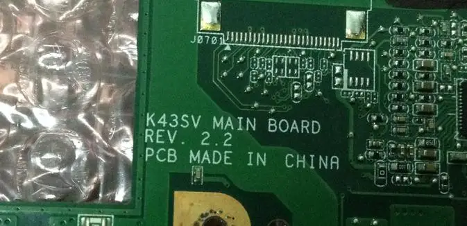 Материнские платы для ноутбука K43SV подходят ASUS A43S X43S K43SJ A43SV K43SM серия материнская