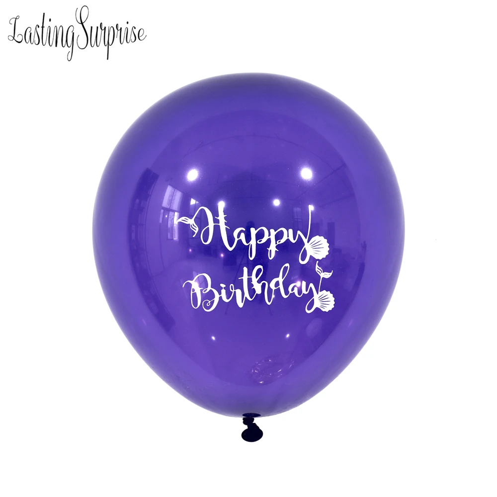 Русалка Вечерние воздушные шары фиолетовые Конфетти Свадьба День Рождения