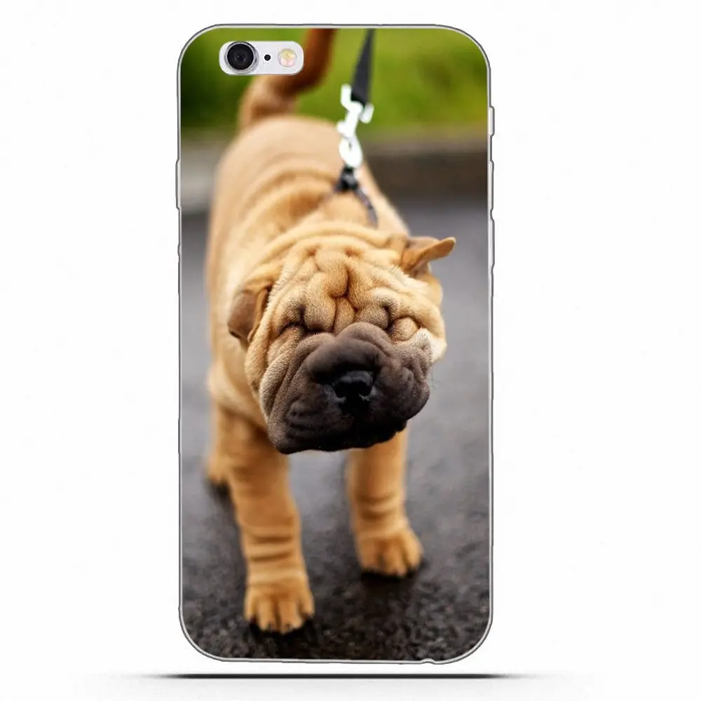 Wexoeq shar pei защитный чехол из ТПУ для Galaxy Alpha Core Prime Note 4 5 8 S3 S4 S5 S6 S7 S8 S9 mini edge Plus|Бамперы|